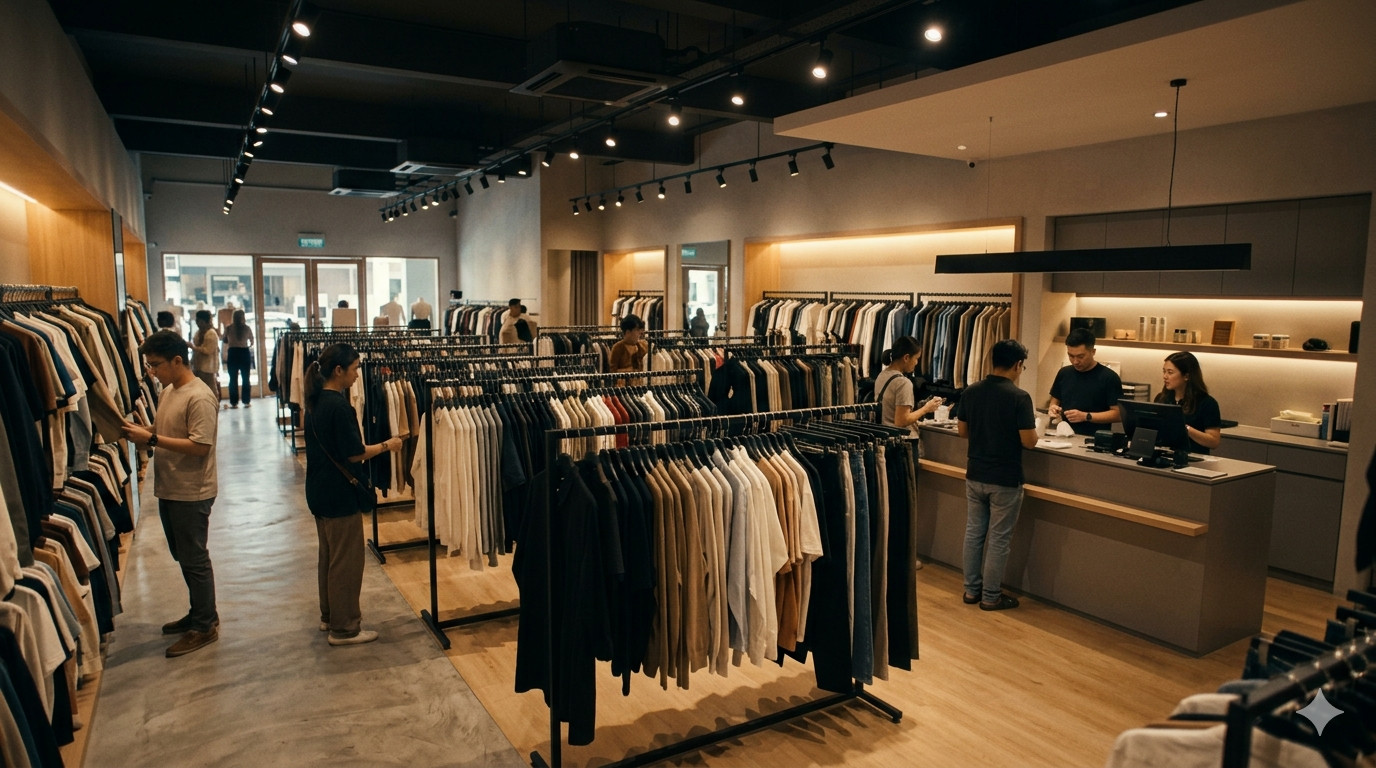 Retail fashion floor